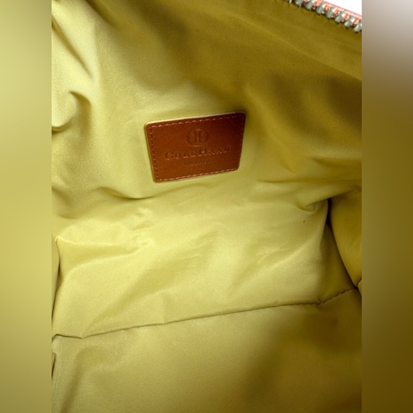 Vintage COLE HAAN Village tan leather hand bag purse - Picture 8 of 11